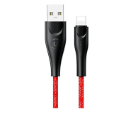 USAMS  Kabel pleciony U41 lightning 3m 2A czerwony - 1569094 - zdjęcie 1