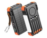 ExtraLink POWERBANK SOLARNY 20000MAH 45W INDUKCJA LAMPA LATARKA - 1570060 - zdjęcie 1
