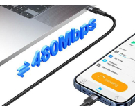 USAMS Kabel USB-C na USB-C 60W 1,2m Aluminum - 1569144 - zdjęcie 4