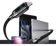 USAMS Kabel USB-C na USB-C 100W 1,2m czarny - 1569147 - zdjęcie 4