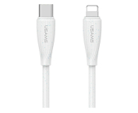 USAMS Kabel Green Series 30W USB-C do Lightning 1m biały - 1569054 - zdjęcie 1