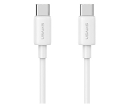 USAMS Kabel USB-C na USB-C 60W 1m Fast Charging YD Series biały - 1569012 - zdjęcie 1