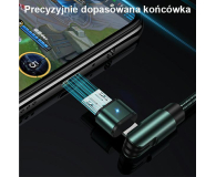USAMS Kabel pleciony obrotowy U60 2A microUSB czarny - 1569082 - zdjęcie 5