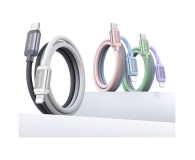 USAMS Kabel 30W USB-C/Lightning 1,2m niebiesko różowy - 1569071 - zdjęcie 3