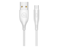 USAMS Kabel U18 microUSB 2A Fast Charge 1m biały SJ268USB02 - 1569032 - zdjęcie 1