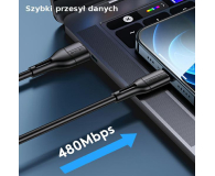 USAMS Kabel U68 microUSB 2A Fast Charge 1m czarny SJ502USB01 - 1569033 - zdjęcie 7