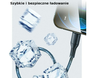 USAMS Kabel U68 microUSB 2A Fast Charge1m niebieski SJ502USB03 - 1569007 - zdjęcie 4