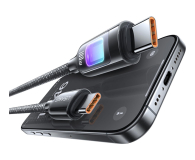 USAMS Kabel 100W USB-C do USB-C 1,2 m stalowy - 1569127 - zdjęcie 3