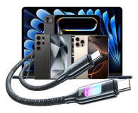 USAMS Kabel 100W USB-C do USB-C 1,2 m stalowy - 1569127 - zdjęcie 4