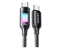 USAMS Kabel 100W USB-C do USB-C 1,2 m stalowy - 1569127 - zdjęcie 1