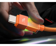 USAMS Kabel PD 240W USB-C/USB-C 1,2m stalowy - 1569134 - zdjęcie 4