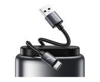 USAMS Kabel U91 18W USB-C do USB-A 1m stalowy - 1569128 - zdjęcie 3