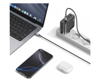 USAMS Kabel 240W USB-C do USB-C 1,2m stalowy - 1569137 - zdjęcie 2