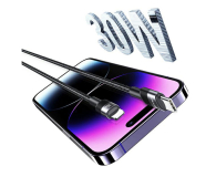 USAMS Kabel USB-C na Lightning 30W 1,2m Aluminum - 1569101 - zdjęcie 3
