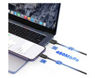 USAMS Kabel 2,4A USB-A do Lightning 1m biały - 1569143 - zdjęcie 6