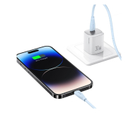 USAMS Kabel 30W USB-C do Lightning 1m różowy - 1569146 - zdjęcie 3