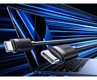 USAMS Kabel U94 60W USB-C do USB-C 1m czarny - 1569141 - zdjęcie 4