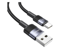 USAMS Kabel U-Turn USB-C 1m czarny - 1569176 - zdjęcie 1