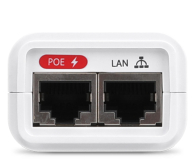 Ubiquiti POE-24-7W-G-WH Zasilacz PoE 24V 0,3A 7W Gigabit Biały - 1573629 - zdjęcie 3