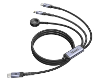 Unitek Kabel 3w1 USB-C  Lightning  Apple Watch PD 100W 480Mbps 1,2m - 1576038 - zdjęcie 5