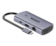 Unitek USB-C 6w1 3x USB-A 5Gbps PD 100W HDMI 4K@30Hz RJ45 - 1576039 - zdjęcie 5