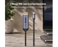 Unitek Dwukierunkowy kabel USB-C - DisplayPort 16K 80Gbps HDR 1,8m - 1576040 - zdjęcie 2