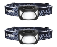 Lepro Zestaw 2x latarka czołowa 320015-2 200lm na baterie - 1575394 - zdjęcie 1
