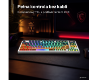 MSI FORGE GK600 TKL W MARS US - 1578062 - zdjęcie 5