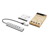 i-tec USB-C/USB-A Metal HUB 6 port 3x USB-C 3x USB-A LAN PD 85W - 1579232 - zdjęcie 3