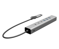 i-tec USB-C/USB-A Metal HUB 6 port 3x USB-C 3x USB-A LAN PD 85W - 1579232 - zdjęcie 2