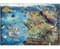 Merch Gaming Puzzle: The Witcher (Wiedźmin) The Northern Realms Ma - 1581093 - zdjęcie 4