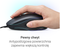 Silver Monkey Przewodowa mysz optyczna M110C - 1514813 - zdjęcie 6