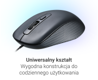 Silver Monkey Przewodowa mysz optyczna M110C - 1514813 - zdjęcie 7
