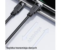 USAMS Kabel USB-C na USB-C 100W 1,2mPort Display purpurowy - 1569044 - zdjęcie 8