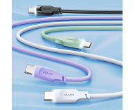 USAMS Kabel USB-C/USB-C 100W 1,2m Port Display zielony - 1569062 - zdjęcie 11