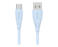 USAMS Kabel Green Series SJ714 18W 3A USB-A do USB-C 1m niebieski - 1568992 - zdjęcie 1