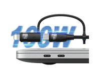 USAMS Kabel 2xUSB-C/USB/Micro-USB/Lightning 6w1 1,2m 100W fiolet - 1568997 - zdjęcie 3