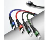 USAMS Kabel pleciony U26 4w1 3m 2A (2xlightning/microUSB/USB-C) - 1569003 - zdjęcie 3