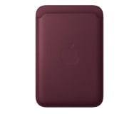 Etui / obudowa na smartfona Apple Portfel FineWovenMagSafe burgund