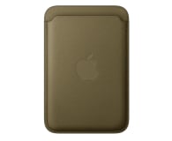 Etui / obudowa na smartfona Apple Portfel FineWovenMagSafe ciemna oliwka