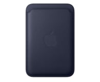 Etui / obudowa na smartfona Apple Portfel FineWovenMagSafe granat