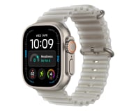 Apple 49mm Translucent Grey Ocean Band - Natural Titanium Finish - 1594219 - zdjęcie 2