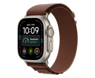 Apple 49mm Burgundy Alpine Loop - Medium - Natural Titanium Finish - 1594214 - zdjęcie 2
