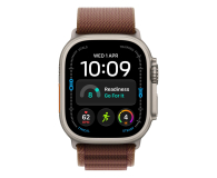 Apple 49mm Burgundy Alpine Loop - Medium - Natural Titanium Finish - 1594214 - zdjęcie 3