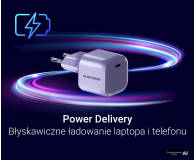 Silver Monkey Ładowarka GaN Smart Uno 100W Biała - 1572479 - zdjęcie 4