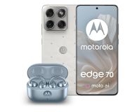 Motorola edge 70 5G 12/512GB Cloud Dancer Swarovski + Moto Buds Loop - 1598219 - zdjęcie 1