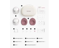 MOMCOZY Laktator M6 bezprzewodowy podwójny czerwony BP311 - 1574086 - zdjęcie 10