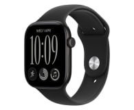 Smartwatch Apple Watch 12 42/Czarny Alu/Czarny Pasek S/M GPS