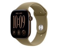 Apple Watch 12 42/Ciemny brąz Alu/Oliwkowy Pasek M/L GPS - 1594051 - zdjęcie 1