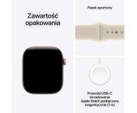 Apple Watch 12 42/Jasne złoto Alu/Piaskowy Pasek S/M GPS - 1594048 - zdjęcie 7